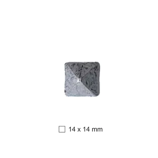 Clavo Tapicero M006, 14 X 14 mm., 200 unds.-TACHAS-AS M006APW-La Tapicería