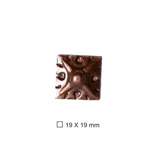 Clavo Tapicero M022, 19 X 19 mm., 100 unds.-TACHAS-AS M022AC-La Tapicería
