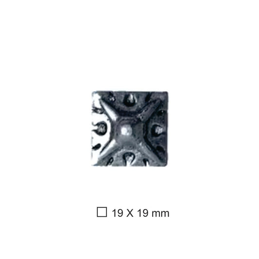 Clavo Tapicero M022, 19 X 19 mm., 100 unds.-TACHAS-AS M022PW-La Tapicería