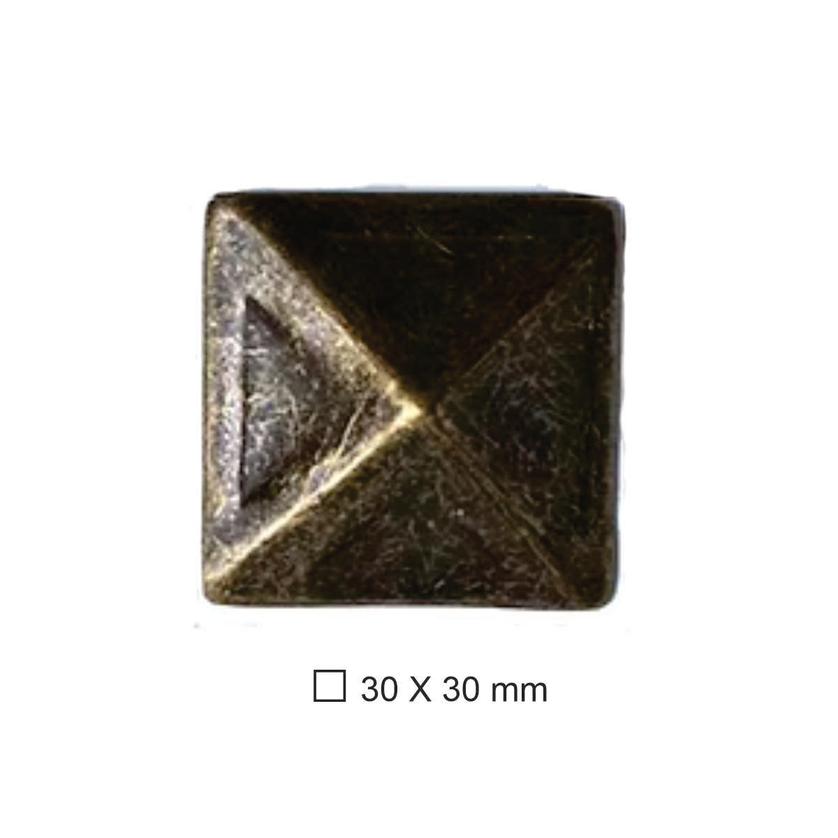 Clavo Tapicero M930, 30 X 30 mm., 50 unds.-TACHAS-AS M930AB-La Tapicería