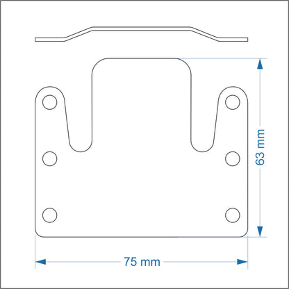Conector sofa X-75Par-QY X-75-La Tapicería