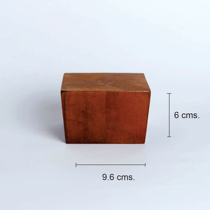 Pata madera 3195, 6 Alt., 9,6 Larg., 9,6 Anc.-PATA MADERA-EF 3195 O-La Tapicería