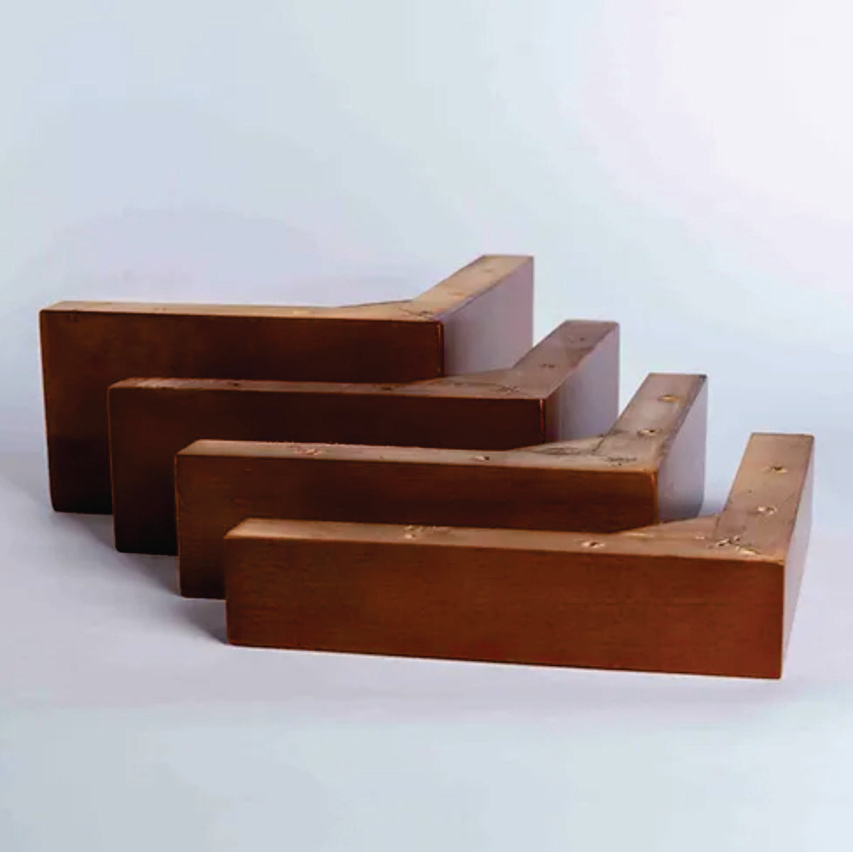 Pata madera B007, 5,5 Alt., 18 Larg., 18 Anc.-PATA MADERA-EF B007 H55 O-La Tapicería