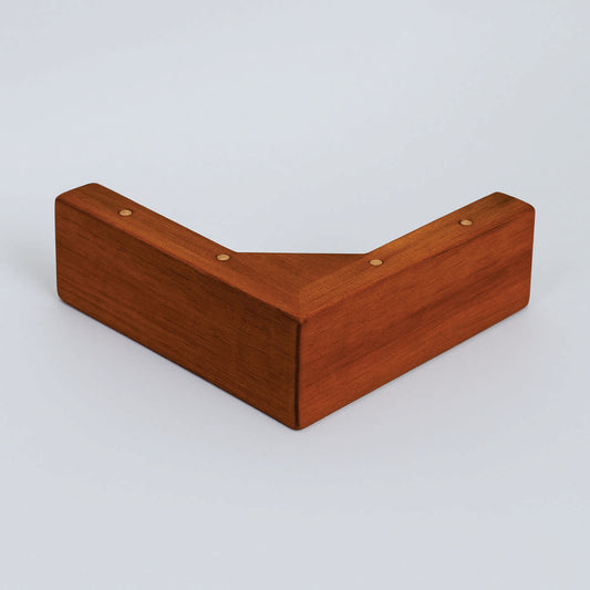 Pata madera B007, 5,5 Alt., 18 Larg., 18 Anc.-PATA MADERA-EF B007 H55 O-La Tapicería