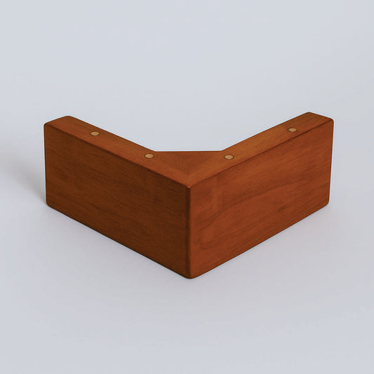 Pata madera B007, 7 Alt., 18 Larg., 18 Anc.-PATA MADERA-EF B007 H70 O-La Tapicería