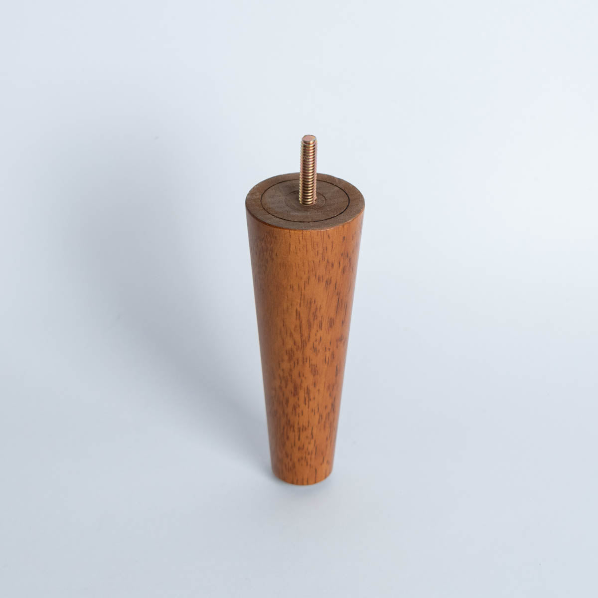 Pata madera TL1015, 15 Alt., 5,5 Diam may, 3 Diam men.-PATA MADERA-EF TL1015 D55 O-La Tapicería