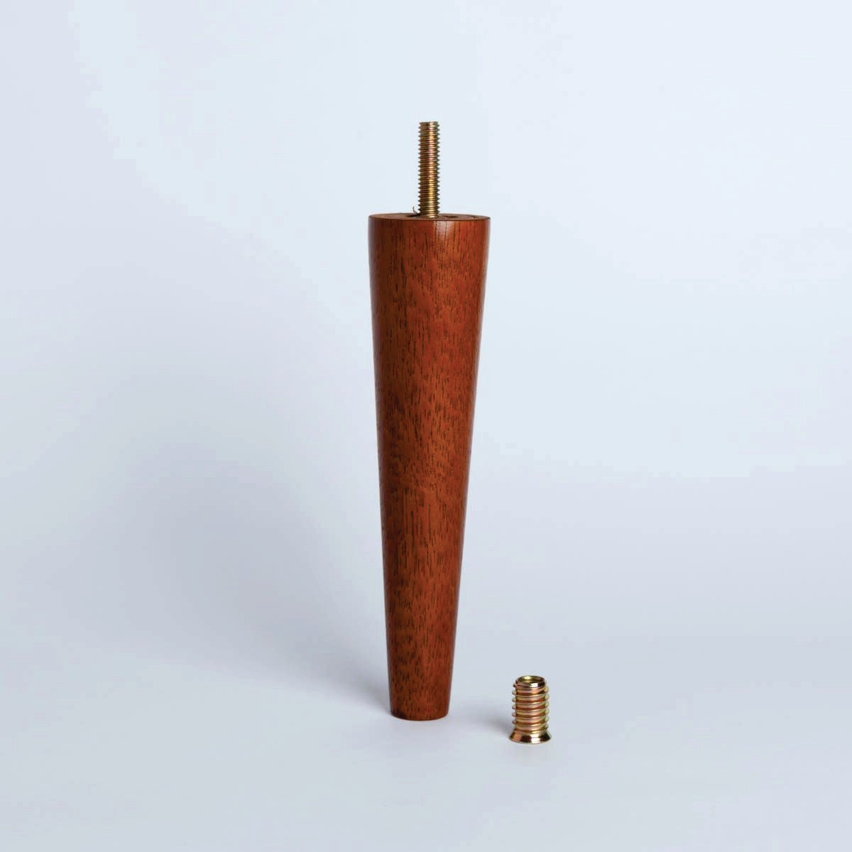 Pata madera TL1017, 17 Alt., 4 Diam may, 2 Diam men.-PATA MADERA-EF TL1017 O-La Tapicería