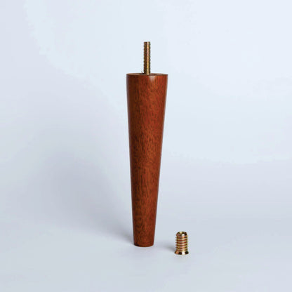 Pata madera TL1017, 17 Alt., 4 Diam may, 2 Diam men.-PATA MADERA-EF TL1017 O-La Tapicería