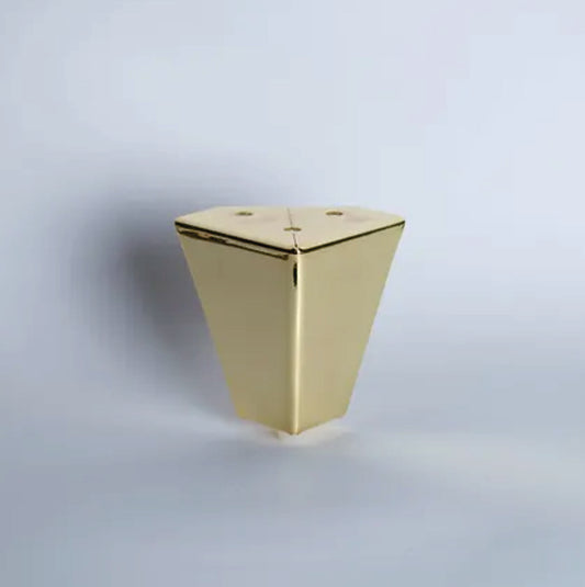 Pata metal H 100 A 85 L 85 mm Dorado-PATA METALICA-MQ MS-077 G-La Tapicería