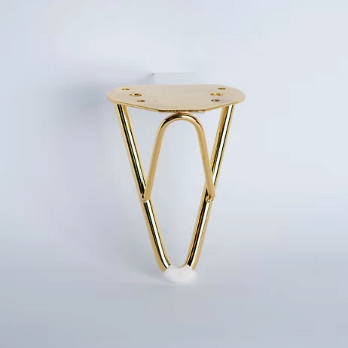 Pata metal H 150 mm Dorado-PATA METALICA-MQ C-046 G-La Tapicería