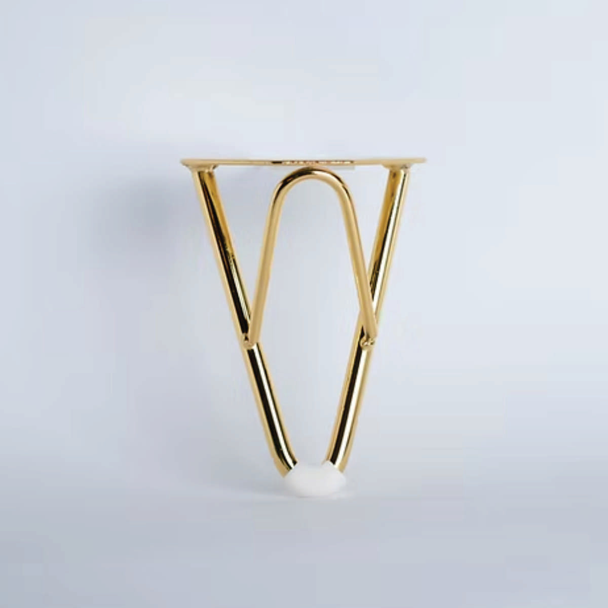 Pata metal H 150 mm Dorado-PATA METALICA-MQ C-046 G-La Tapicería