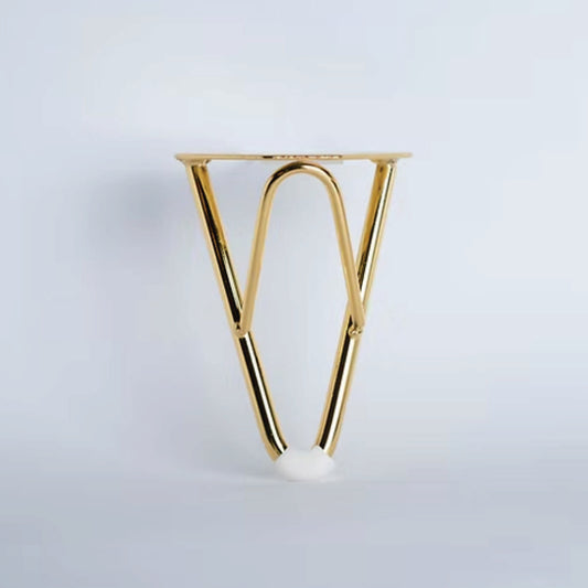 Pata metal H 150 mm Dorado-PATA METALICA-MQ C-046 G-La Tapicería