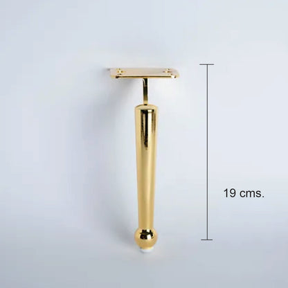 Pata metálica D-048, 19 Alto-PATA METALICA-MQ D-048 G-La Tapicería