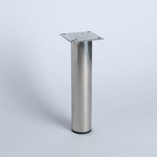 Pata metálica MI-006, Ø 3,8 X 15 cms. Alto-PATA METALICA-MQ MI-006-La Tapicería