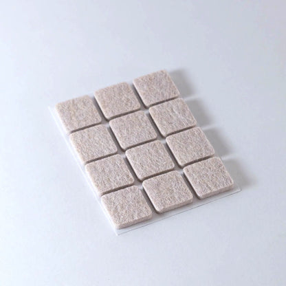Tapilla Fieltro, 20 X 20 X 5 mm Beige. 12 X hoja, 20 unds.-WZ 20216-La Tapicería
