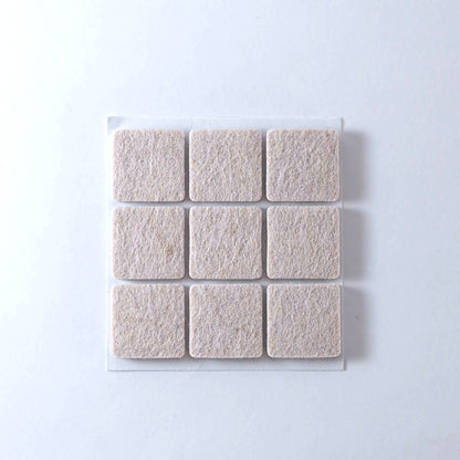 Tapilla Fieltro, 25 X 25 X 5 mm Beige. 9 X hoja, 20 unds.-WZ 20217-La Tapicería