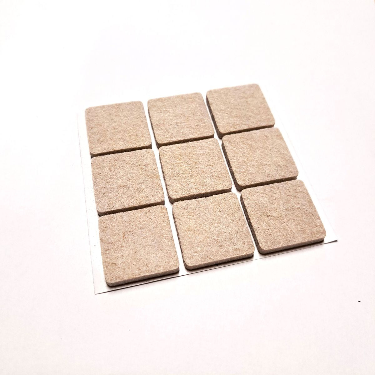 Tapilla Fieltro, 25 X 25 X 5 mm Beige. 9 X hoja, 20 unds.-WZ 20217-La Tapicería