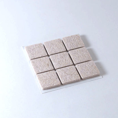 Tapilla Fieltro, 25 X 25 X 5 mm Beige. 9 X hoja, 20 unds.-WZ 20217-La Tapicería