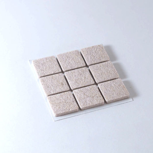 Tapilla Fieltro, 25 X 25 X 5 mm Beige. 9 X hoja, 20 unds.-WZ 20217-La Tapicería