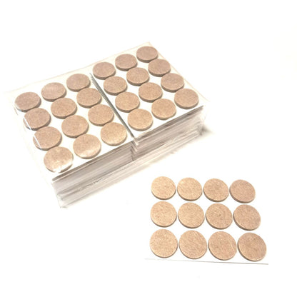 Tapilla Fieltro, Ø 17 X 5 mm Beige. 20 X hoja, 20 unds.-WZ 20210-La Tapicería