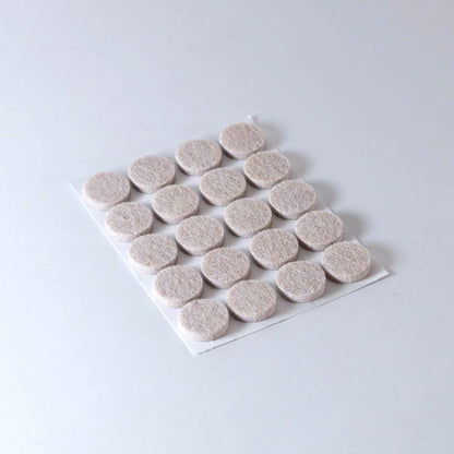 Tapilla Fieltro, Ø 17 X 5 mm Beige. 20 X hoja, 20 unds.-WZ 20210-La Tapicería