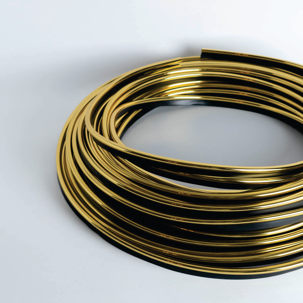 Vivo decorativo DS0208, Dorado 8 x 16 mm Rollo 50mt-QY DS0208 G-La Tapicería